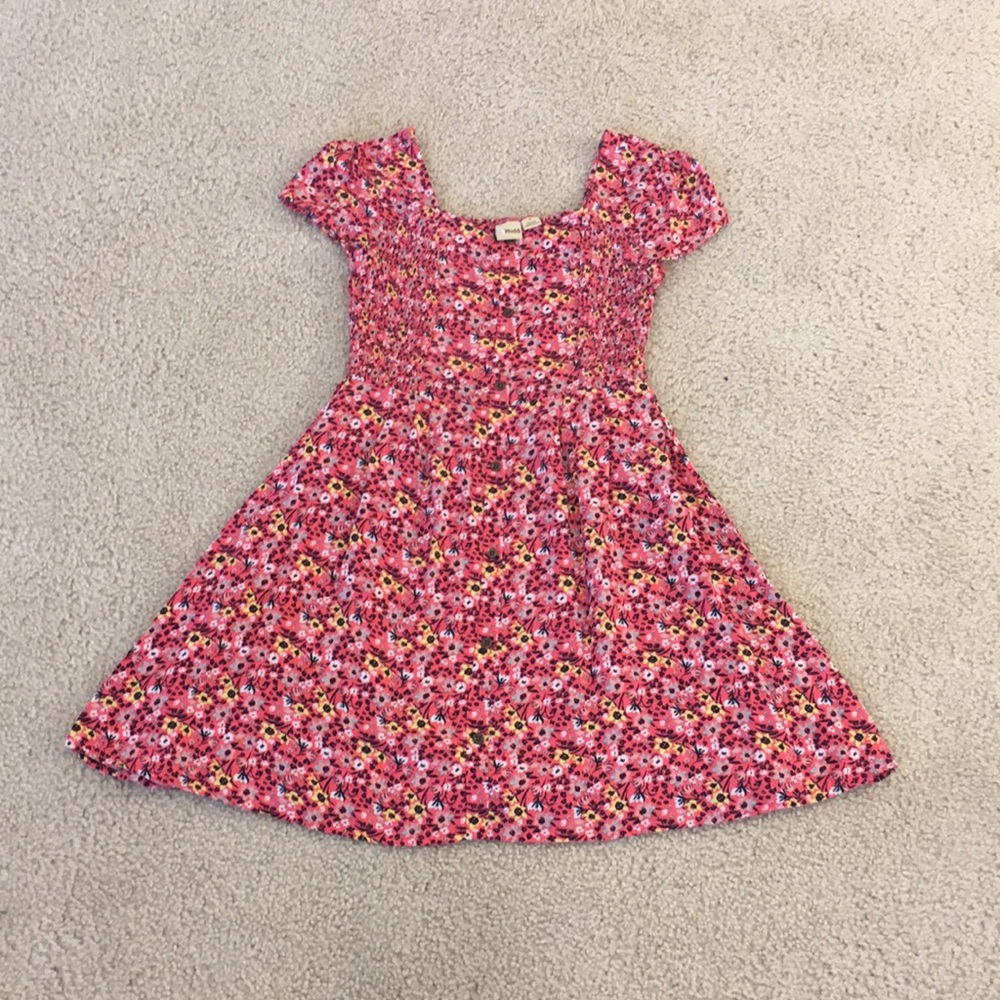 Mudd floral girl dress size 12 pink floral dress